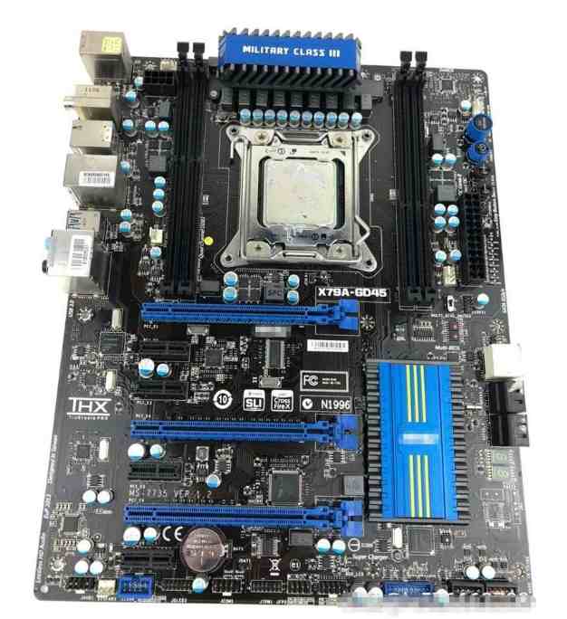 MSI X79A-GD45 LGA 2011X79 DDR3 Desktop Motherboard 中古