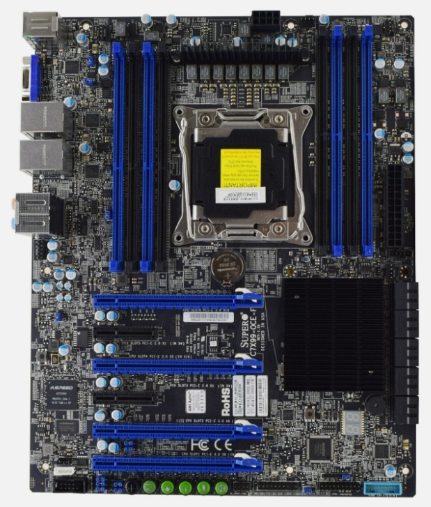 Supermicro C7X99-OCE-F Intel X99 LGA2011-3 DDR4 SATA3 ATX Motherboard 中古