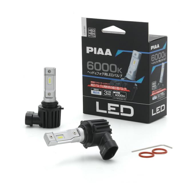 PIAA ヘッドライト/フォグライト用 LED 6000K 〈コントローラーレスタイプ〉 12V 18W 4000lm HB3/4_HIR1/2 3年保証 車検対応 2個入 LEH181 ピア_4