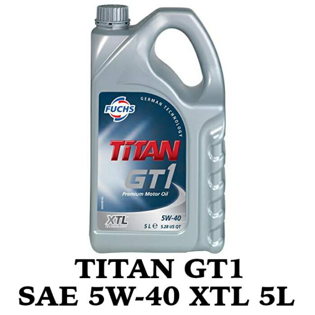 TITAN GT1 SAE 5W-40 XTL 5L FUCHS フックス オイル A601411373 エンジンオイル | 承認ベンツ 229.31 ポルシェ A40 ルノー RN0700 RN0710 VW 50500 50501 推奨 FIAT 9.55535-S2 エンジン保護 燃費向上 モーターオイル ロングドレーン