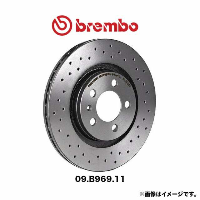 09.B969.11 brembo ブレンボ ブレーキディスク リア 左右セット スタンダード ブレーキローター UVコーティング ハイカーボン ピラーベンの通販は