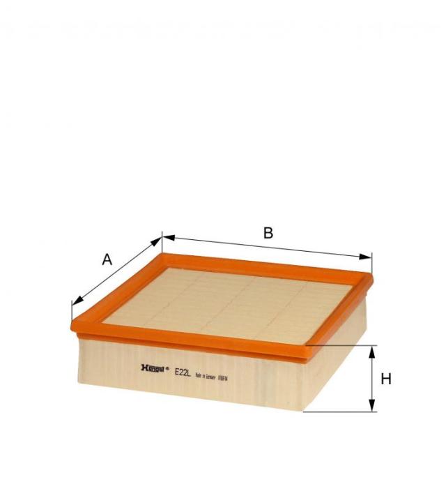 エアーフィルター E22L ポルシェ924（型式：924VC）純正品番：021129620の通販は 8,517円
