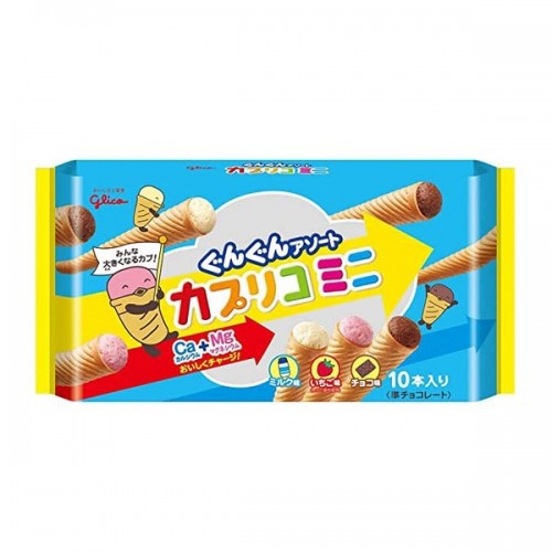 カプリコミニチョコ 10本 × 12個 お菓子 チョコレート  キャラメル クッキーの通販は