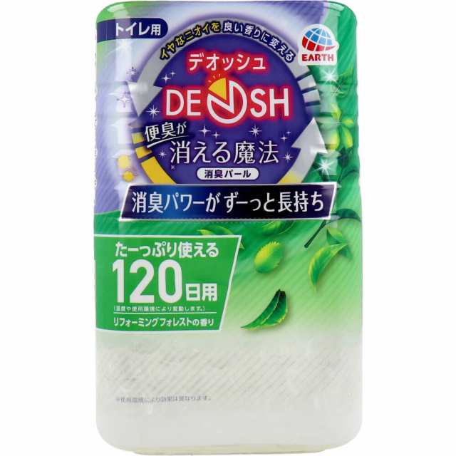 最安値挑戦！】 アース製薬 DEOSH デオッシュ タンクにおくタイプ パワフルシャボンの香り 65ml