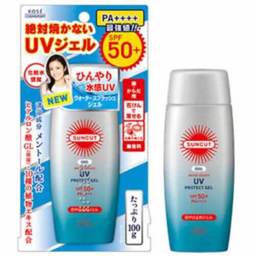 KOSE コーセー サンカット 日焼け止め ジェル 50 無香料 100g SPF50+