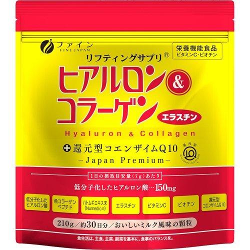 ファイン ヒアルロン＆コラーゲン+還元型CoQ10 袋入 30日分(210g) サプリメント 健康維持 サプリ 生活習慣  の通販は 5,422円