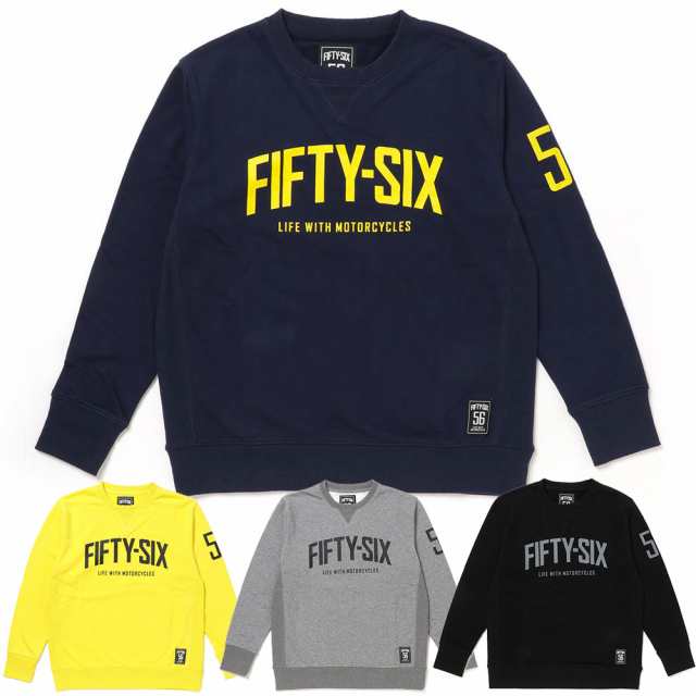 （56デザイン/56design)FIFTY-SIX SWEAT メンズ スウェット ロゴ