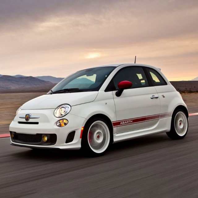 （ABARTH/アバルト）アバルト 500/595 サイドストライプ ステッカー 左右セット