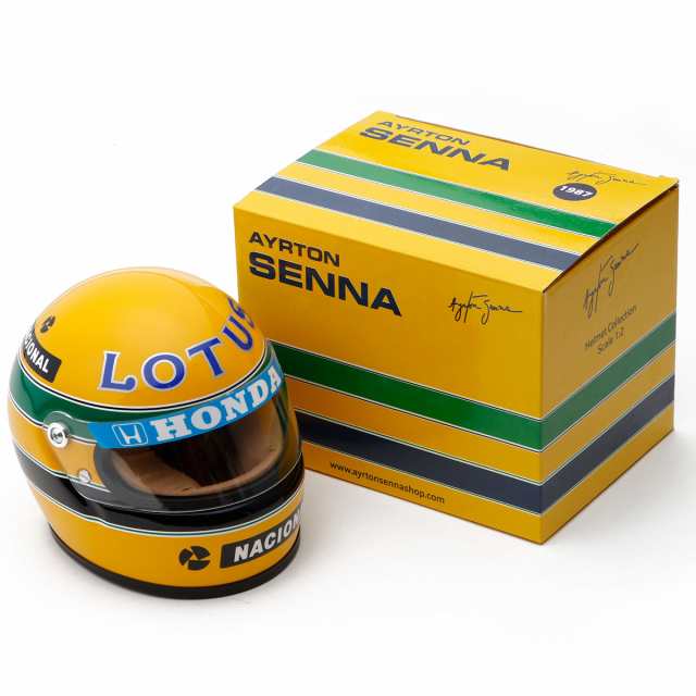 （アイルトン セナ/Ayrton Senna)1/2スケール セナ 1987 レプリカ ヘルメット F1 グッズ｜au PAY マーケット