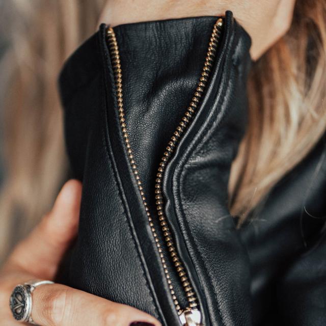 ユードキシー/EUDOXIE)Amy レザージャケット バイク用品 