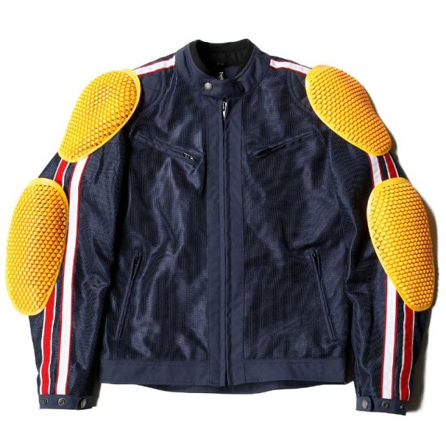 新品★helstons ヘルストン メッシュジャケット ネイビー/2XL ヘルストン メッシュジャケット ジェネシス メッシュ ジャケット