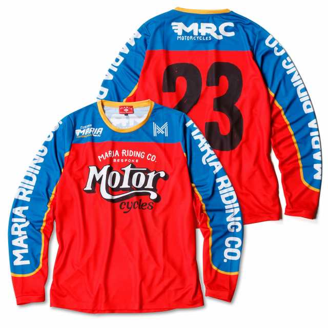 （マリア ライディング カンパニー/Maria Riding Company)”Any Sunday” Maria Offroad Racing Jersey バイク オフロード ジャージ 長袖