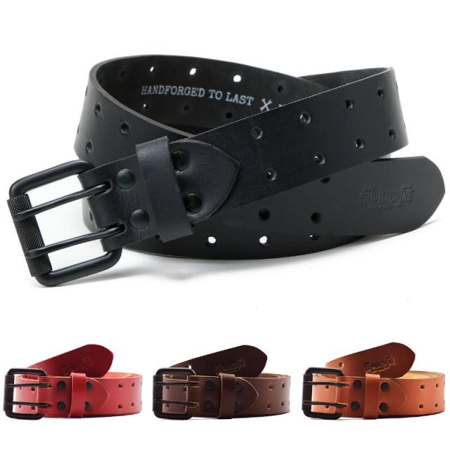 レザーベルト (トリップ マシン/Trip Machine）BELT - DOUBLE PIN ダブルピン 5,676円