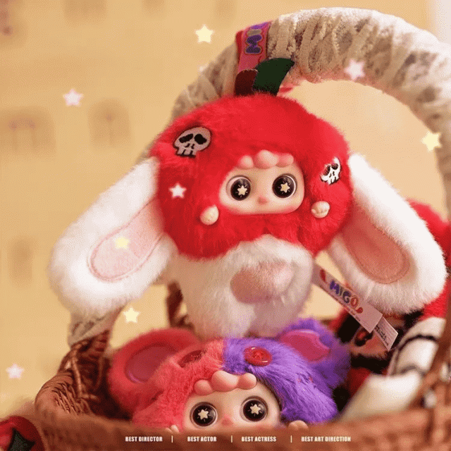 Migo ぬいぐるみ カワイイ ふわふわ キーホルダー ブランドボックスの