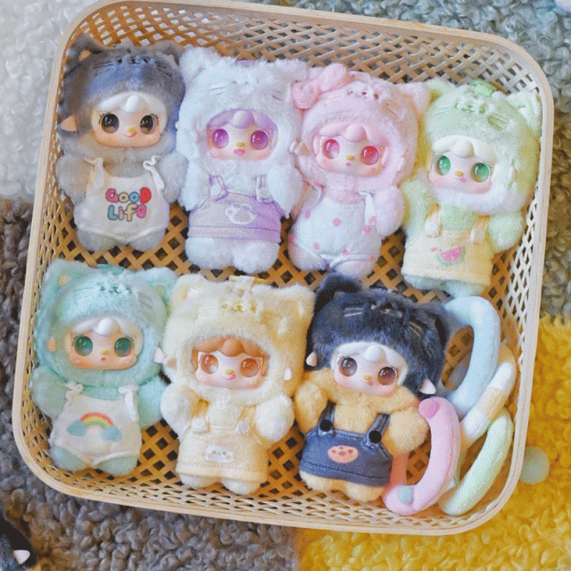 yooki 新作「にゃんにゃんサマーパーティー」ぬいぐるみ 可愛い子猫