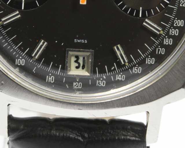 ☆訳あり【Heuer】ホイヤー カマロ Cal.7734 クロノグラフ 73443 手巻き メンズ_698403【ev20】