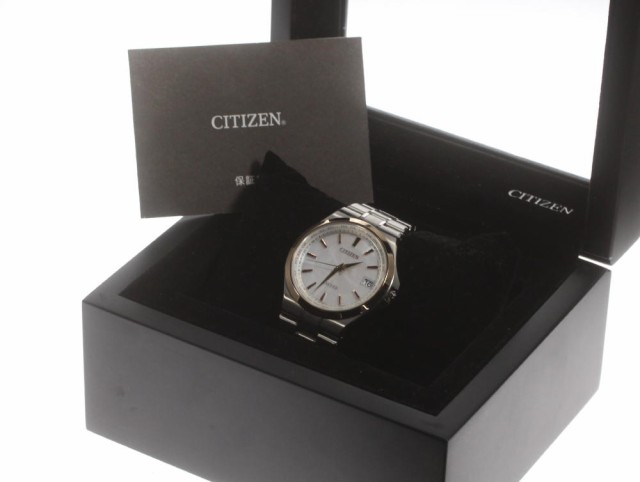 ☆良品 箱保付き【CITIZEN】シチズン エクシード デイト CB1034-50A ソーラー電波 メンズ【中古】