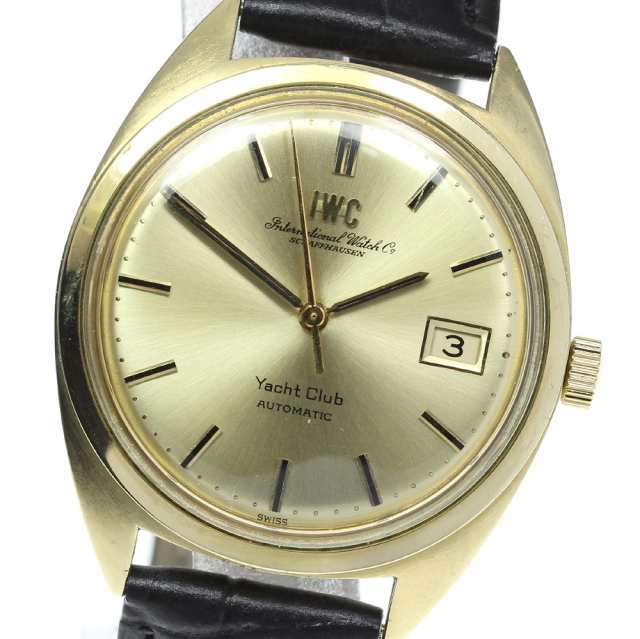 完成品 【IWC】ヨットクラブ K18YG Cal.8541B ヴィンテージ 自動巻き