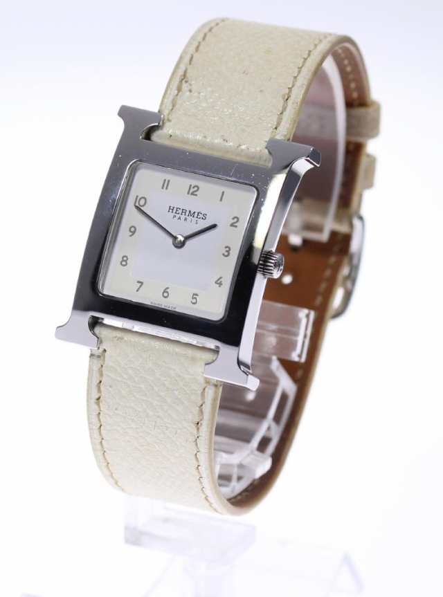 箱保証書付【HERMES】エルメス Hウォッチ HH1.510 クォーツ ボーイズ 