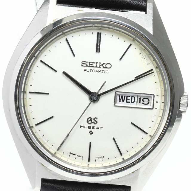 訳あり セイコー SEIKO 5646-7000 グランドセイコー デイデイト 自動巻き メンズ _705429【ev20】