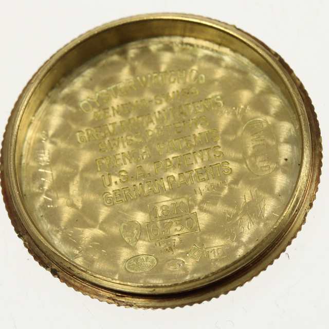 ☆訳あり【ROLEX】ロレックス オイスター スモールセコンド K18 6624 手巻き レディース