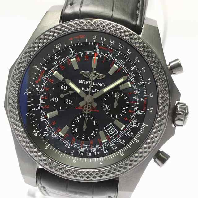☆良品★箱・保証書付き【BREITLING】ブライトリング ベントレー  クロノグラフ MB0611 / MB061113/BE60 自動巻き メンズ【ev20】の通販は