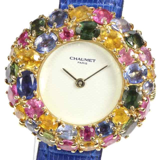 Chaumet】ショーメ アノー K18YG マルチカラー 098913 クォーツ 