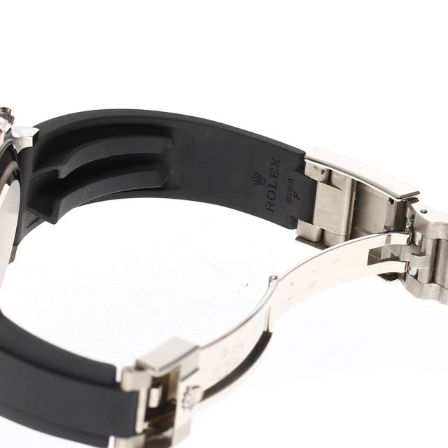 ロレックス デイトナ用 Rubber B ラバーベルト ブラック 尾錠