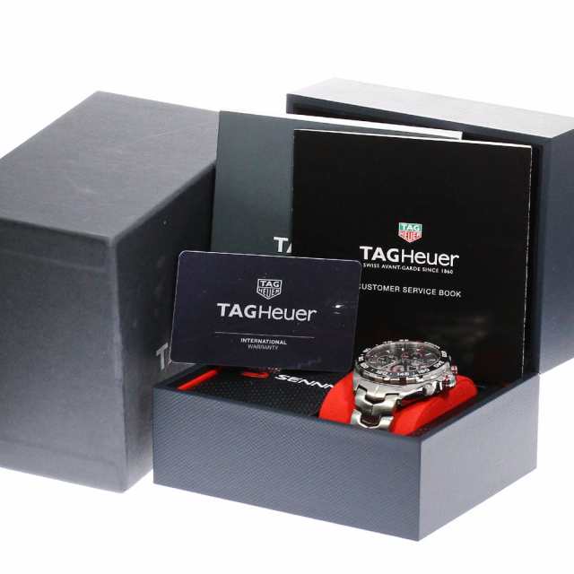 ☆美品★箱・保証書付き【TAG HEUER】タグホイヤー フォーミュラ1 キャリバー16 アイルトン セナ CAZ201D 自動巻き メンズ_70684