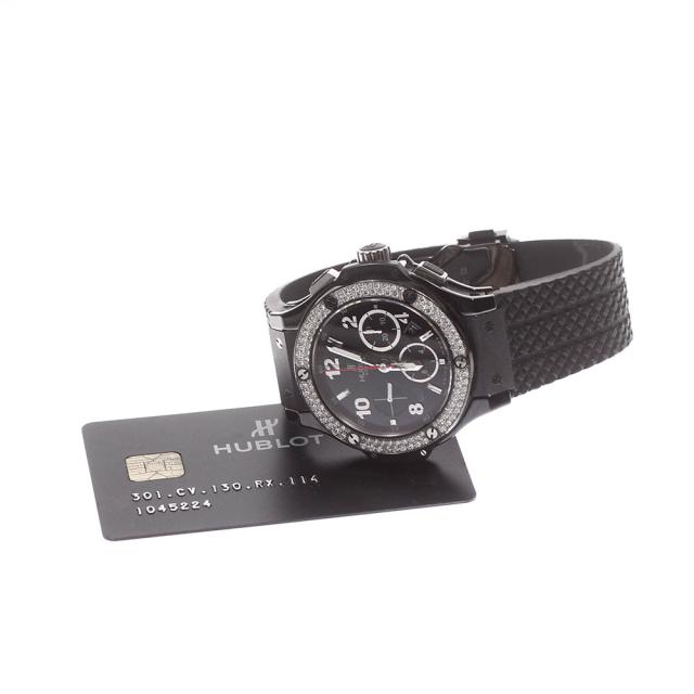 ★保証書付き【HUBLOT】ウブロ ビッグバン クロノグラフ ダイヤベゼル 301.CV.130.RX.114 自動巻き メンズ_706812_1