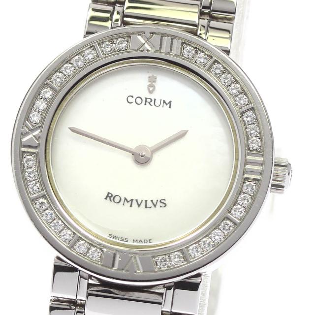 ☆良品【CORUM】コルム ロムルス ダイヤベゼル 165.128.47 V459