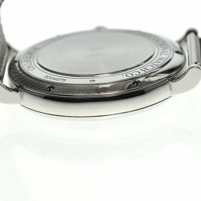 ☆良品【IWC SCHAFFHAUSEN】IWC ポートフィノ デイト IW356507 自動巻き メンズ_710773【ev20】