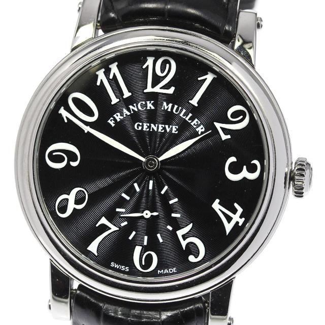 フランクミュラー FRANCK MULLER 7361BS6 ラウンド スモールセコンド 自動巻き メンズ 内箱・保証書付き_714926【ev20】の通販は