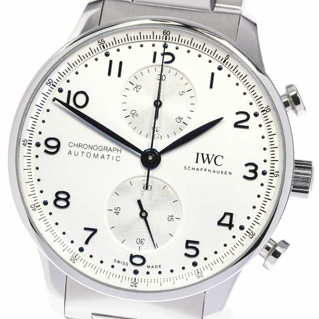 IWC IWC SCHAFFHAUSEN IW371411 ポルトギーゼ クロノグラフ 自動巻き メンズ 保証書付き_760785