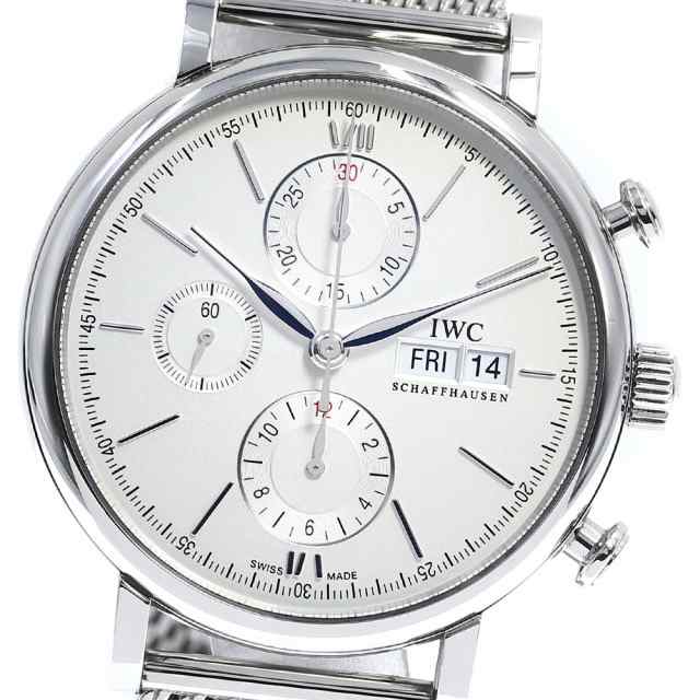 IWC IWC SCHAFFHAUSEN IW391012 ポートフィノ クロノグラフ デイデイト 自動巻き メンズ _761608