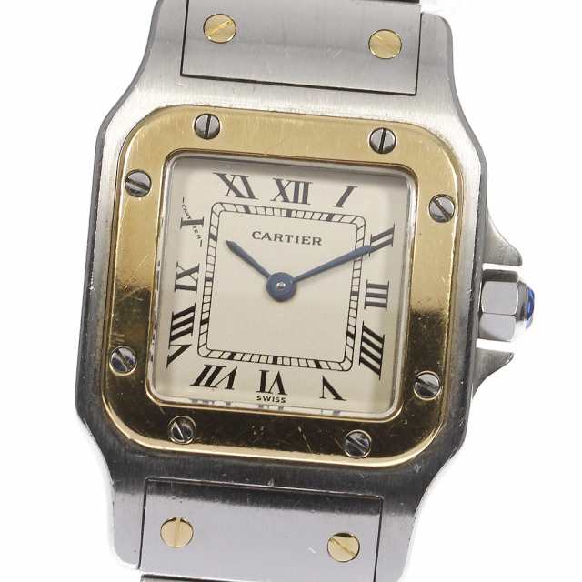 ベルトジャンク カルティエ CARTIER W20012C4 サントスガルベSM K18YG ...