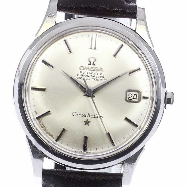 ☆訳あり 【OMEGA】オメガ コンステレーション 37ｍｍ Cal.561 デイト 166.001 自動巻き メンズ_714844