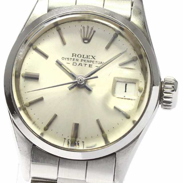 ☆訳あり ★保証書付き【ROLEX】ロレックス オイスター パーペチュアル デイト cal.1161 Ref.6516 自動巻き  レディース_702138【ev20】｜au PAY マーケット