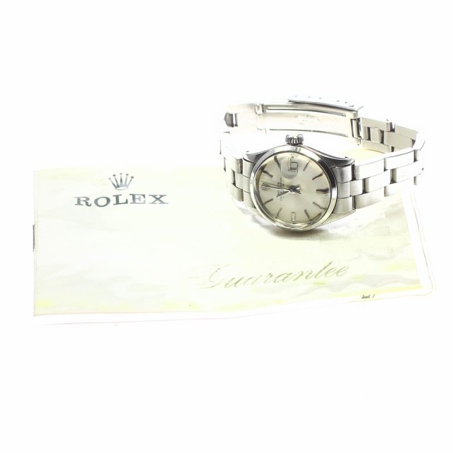 ☆訳あり ★保証書付き【ROLEX】ロレックス オイスター パーペチュアル デイト cal.1161 Ref.6516 自動巻き  レディース_702138【ev20】