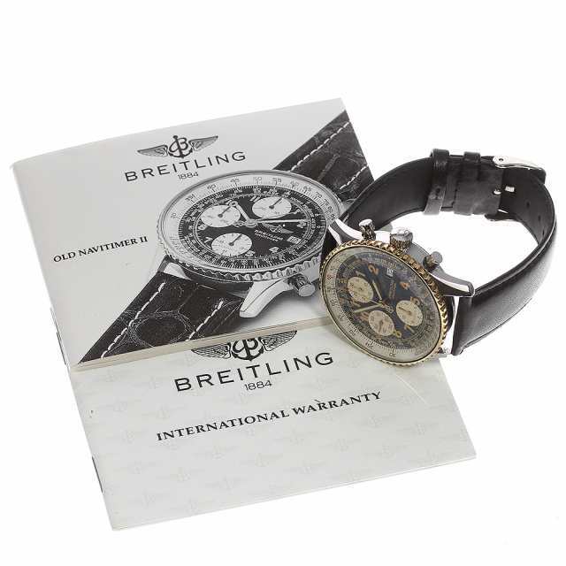 ★保証書付き【BREITLING】ブライトリング オールドナビタイマー クロノグラフ D13022 自動巻き メンズ_731037