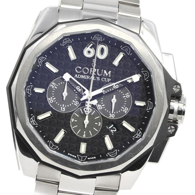 【希少.】CORUM コルム 腕時計 アドミラルズカップ ブラック 希少.】CORUM コルム 腕時計 アドミラルズカップ ブラック