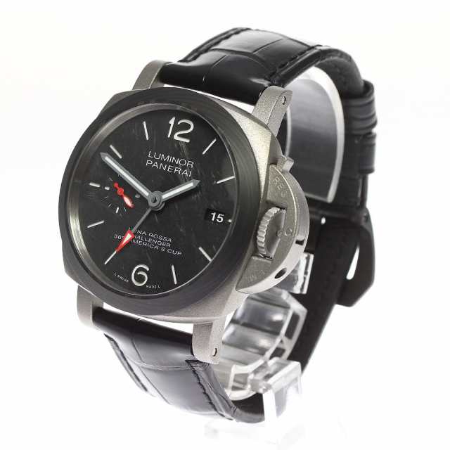 ☆極美品 ☆箱・保証書付き【PANERAI】パネライ ルミノール ルナロッサ GMT デイト PAM01096 自動巻き  メンズ_740737【ev10】の通販はau PAY マーケット - CLOSER | au PAY マーケット－通販サイト