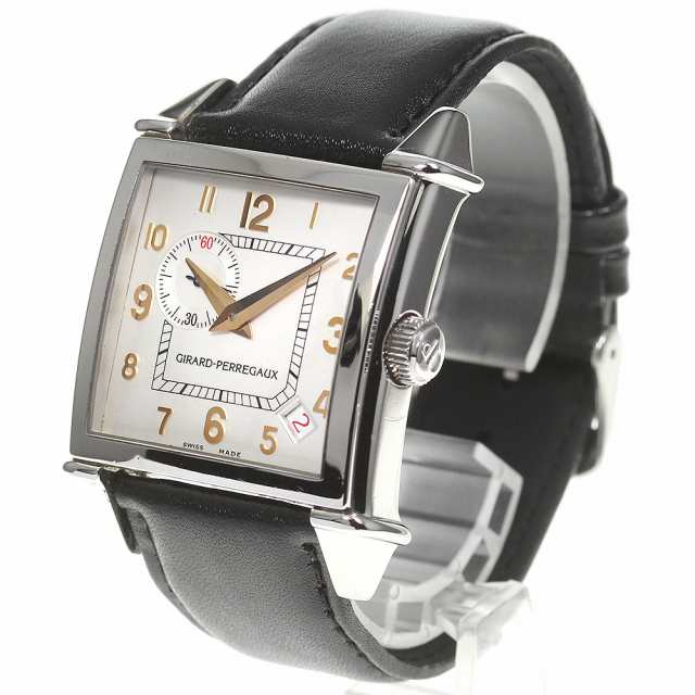 ジラール・ペルゴ GIRARD-PERREGAUX 25815 ヴィンテージ1945 スクエア スモールセコンド 自動巻き メンズ 良品 保証書付き_754816