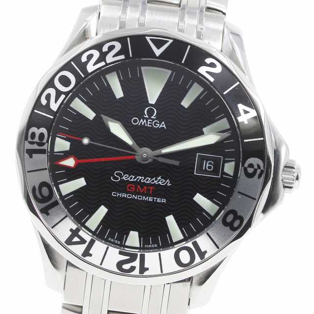 オメガ OMEGA 2534.50 シーマスター300 50周年記念 GMT デイト 自動 ...