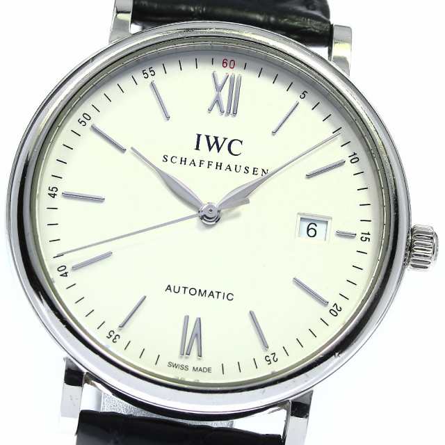 IWC IWC SCHAFFHAUSEN IW356501 ポートフィノ デイト 自動巻き メンズ 保証書付き_742702