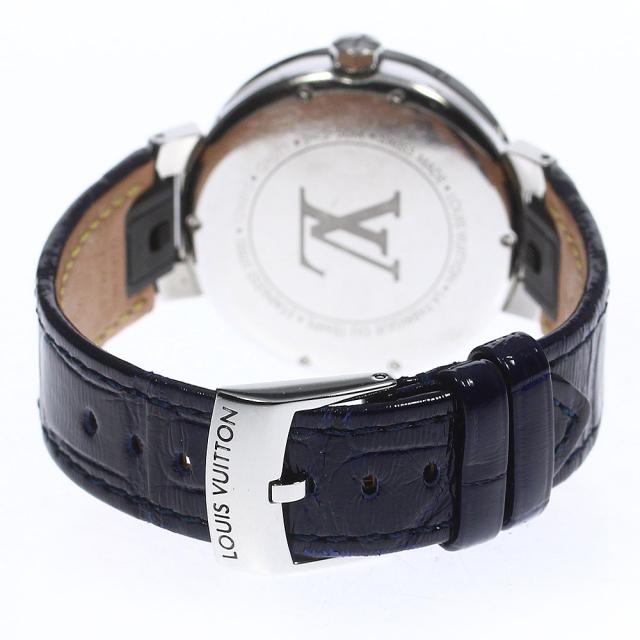 ルイ・ヴィトン LOUIS VUITTON QA019 タンブール ムーン ディヴァイン ダイヤ クォーツ レディース 良品 箱付き_744965 ルイ・ヴィトン LOUIS VUITTON QA019 タンブール ムーン ディヴァイン