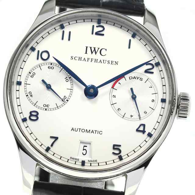 IWC IWC SCHAFFHAUSEN IW500107 ポルトギーゼ 7デイズ パワーリザーブ デイト 自動巻き メンズ _743089 