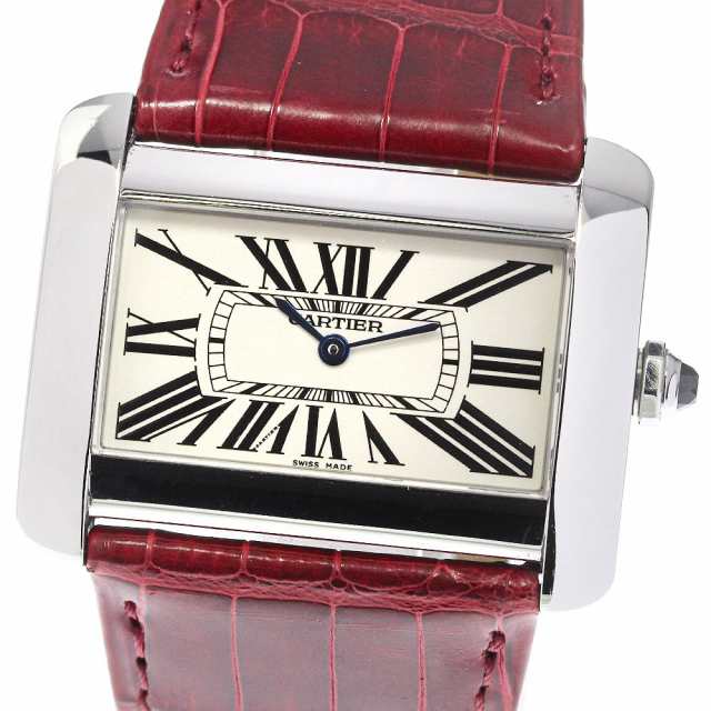 カルティエ CARTIER W6300655 タンクディバンLM クォーツ メンズ _744881【ev15】｜au PAY マーケット