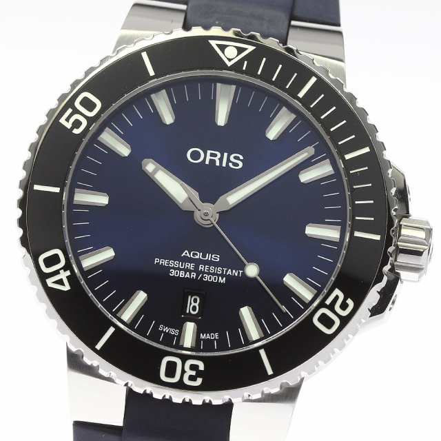 ネットお得セール オリス ORIS 7730 アクイス デイト 自動巻き メンズ