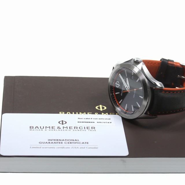 ボーム＆メルシェ Baume & Mercier M0A10411 クリフトン クラブ デイト クォーツ メンズ 保証書付き_746284【ev15】